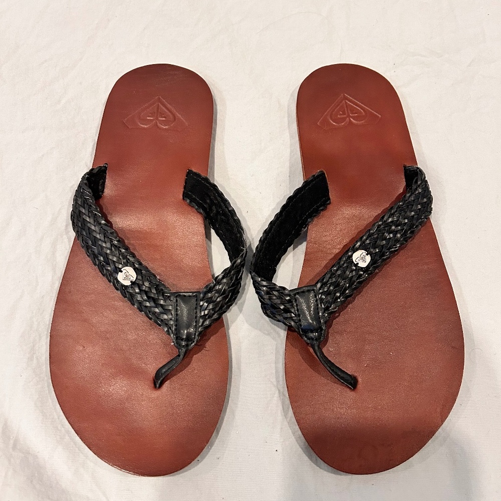 Roxy Lola Braided Flip Flops